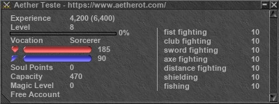 Signature for player Aether Teste