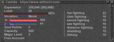 Signature for player Carioka