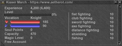 Signature for player Kiaser March