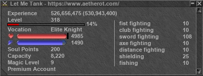 Signature for player Let Me Tank