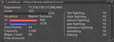 Signature for player Leviathan