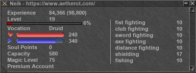 Signature for player Neik