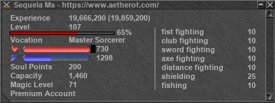 Signature for player Sequela Ms