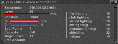 Signature for player Zero